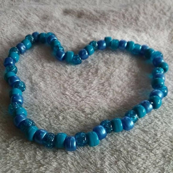 blue kandi choker - Picture 1 of 10
